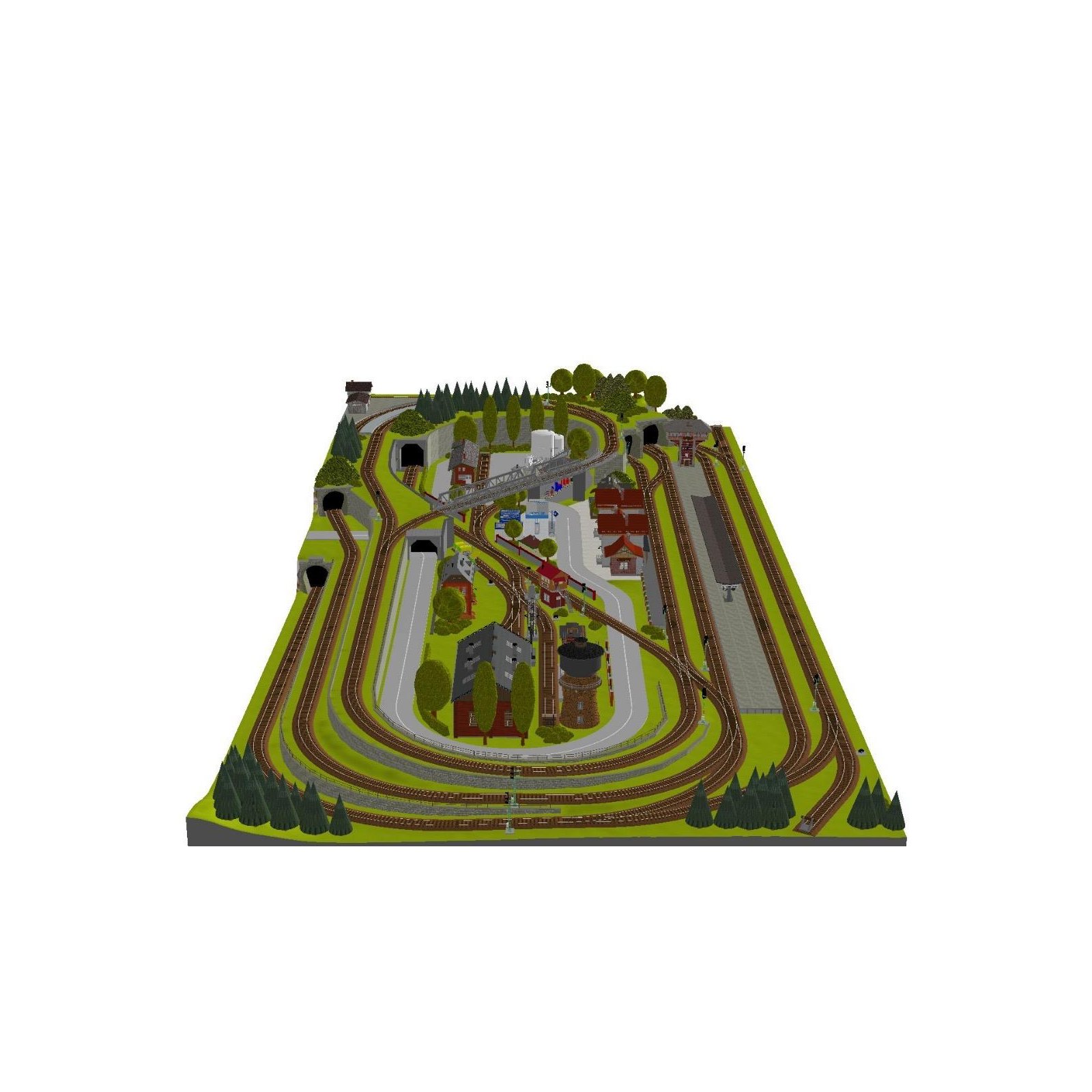 Burgstein Spezial 290cm * 130cm - 3 Ebenen